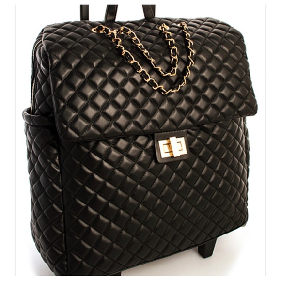 LAST ONE✨Quilted Faux leather Fabulous Travel Rolling bag - Picture 3 of 11